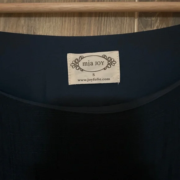 Joyfolie Gia Dress in Navy Blue - Picture 2 of 2